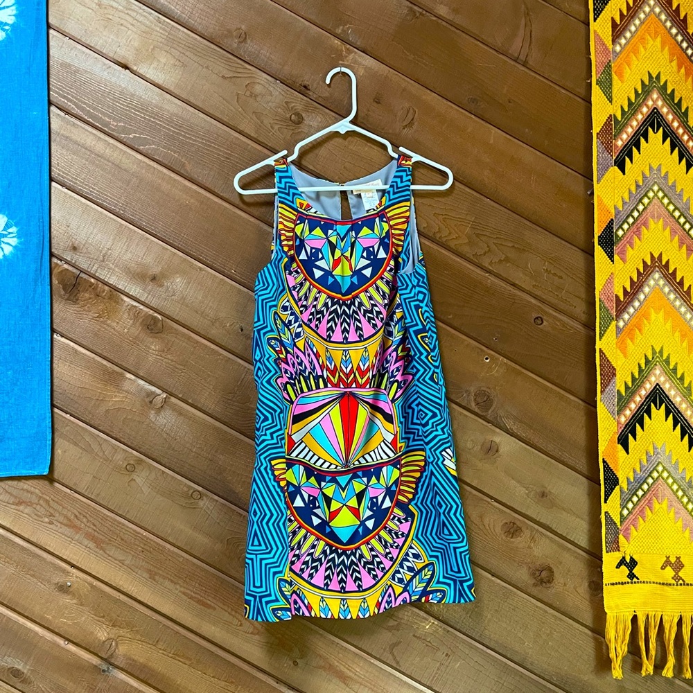 Mara Hoffman Geometric Patterned Shift Dress - image 1